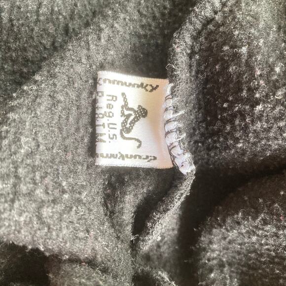 DRUNKNMUNKY Pullover Sweatshirt Mens 2XL Black Crew Hello Name Tag Y2K Thumbhole - Picture 10 of 14